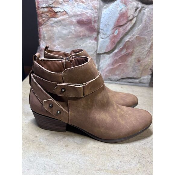 Union Bay Tilly Ankle Zippered Low Heel Booties Women’s Size 8.5M - Picture 4 of 12